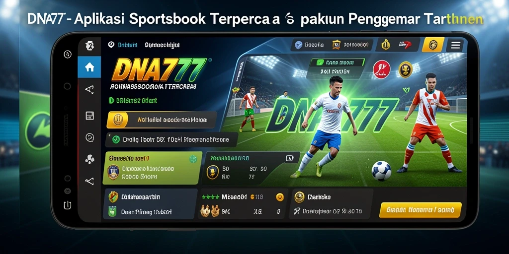 Tampilan gameplay Sportsbook di aplikasi DNA777 yang menarik dan informatif.