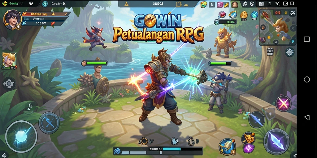 Pengalaman gameplay RPG yang mendebarkan dalam GOWIN.