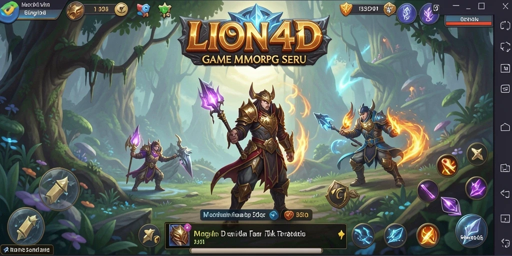 Tampilan aksi seru dalam gameplay LION4D yang menakjubkan.