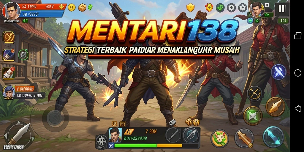 Screenshot MENTARI138 menunjukkan aksi seru dalam pertempuran strategi.