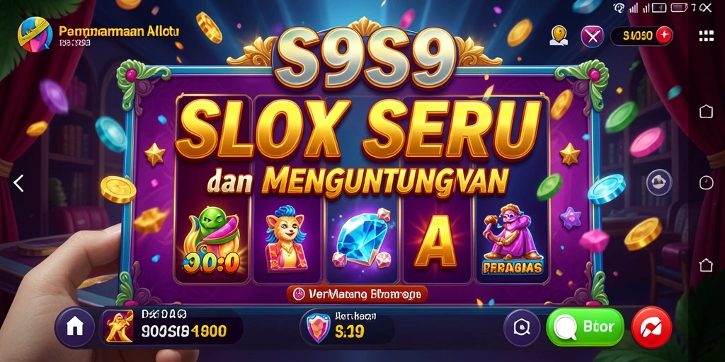 Screenshot S9S9 menampilkan gameplay Slot yang mendebarkan.